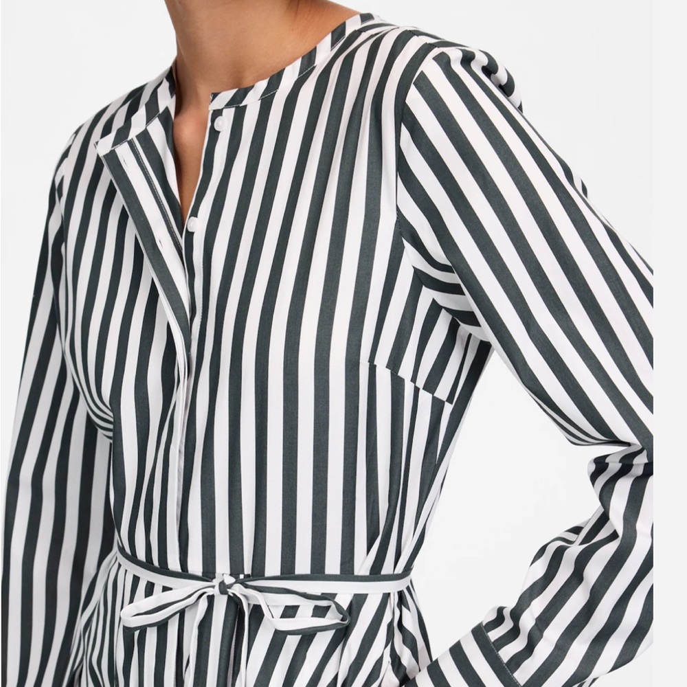 Madewell tie-waist  Midi shirt dress Size 4 - Picture 5 of 12